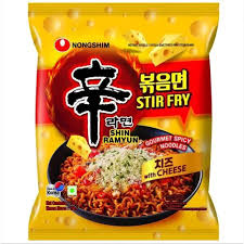 Shin Ramyun Stir Fry Noodles With Cheese - Nongshim