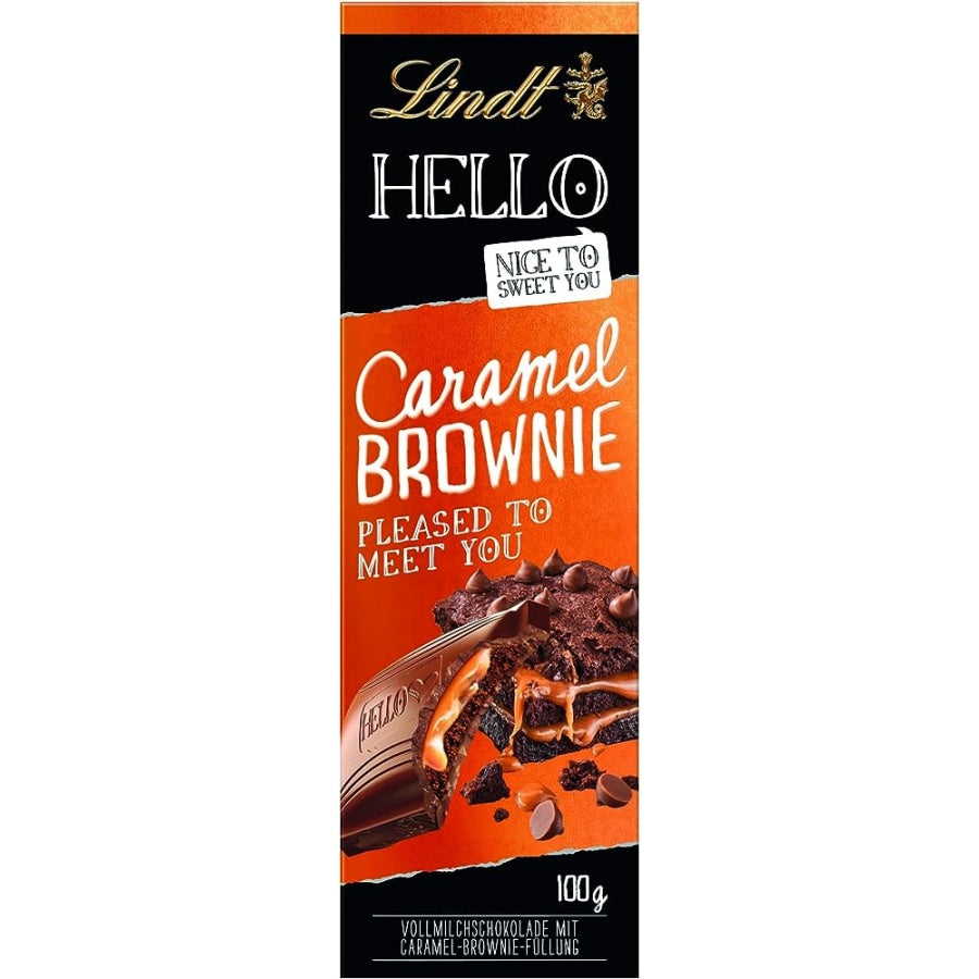 Hello Caramel Brownie Chocolate Bar - Lindt