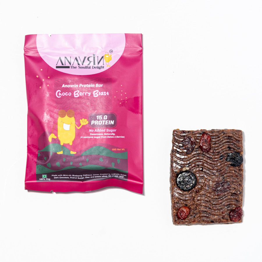 Choco Berry Blast Protein Bar - Anavrin