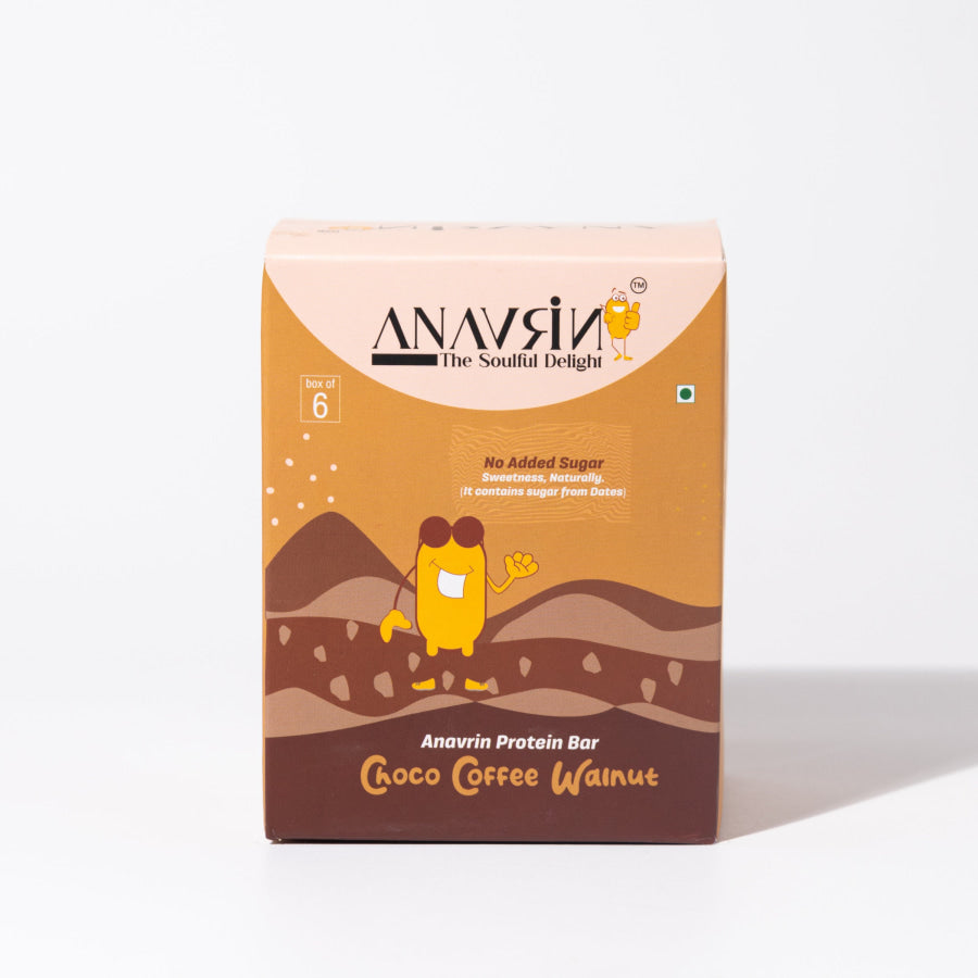Choco Coffee Walnut Protein Bar - Anavrin
