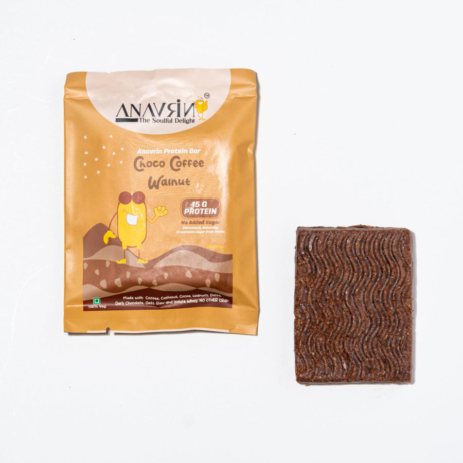 Choco Coffee Walnut Protein Bar - Anavrin