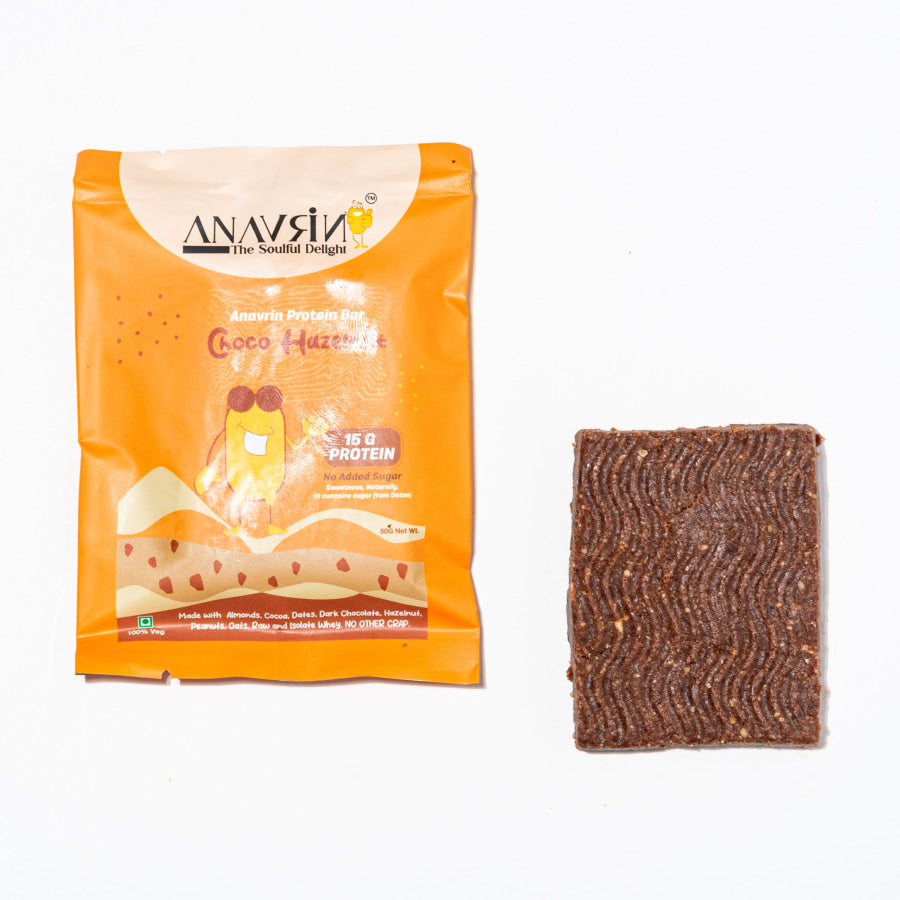 Choco Hazelnut Protein Bar - Anavrin