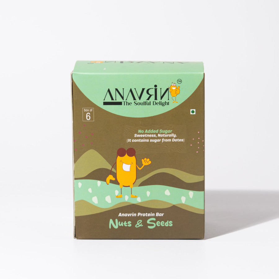 Choco Nuts and Seed Protein Bar - Anavrin
