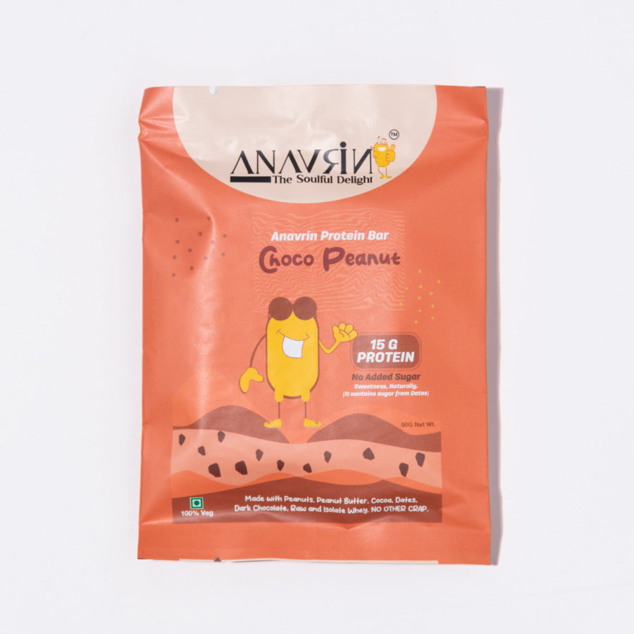 Choco Peanut Protein Bar - Anavrin