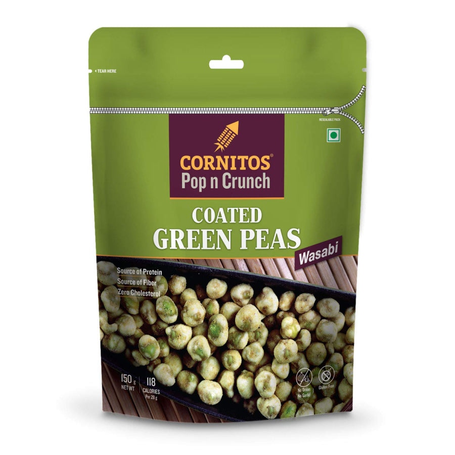 Coated Green Peas (Wasabi) - Cornitos