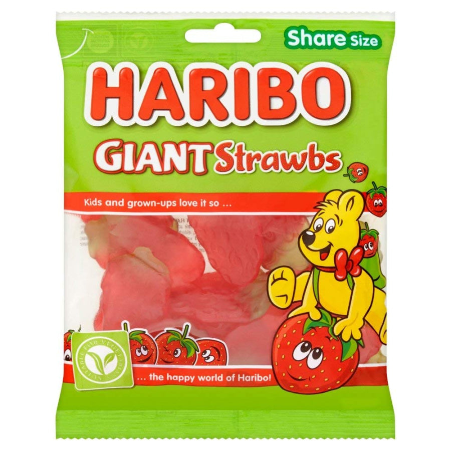 Giant Stawbs Candy - Haribo