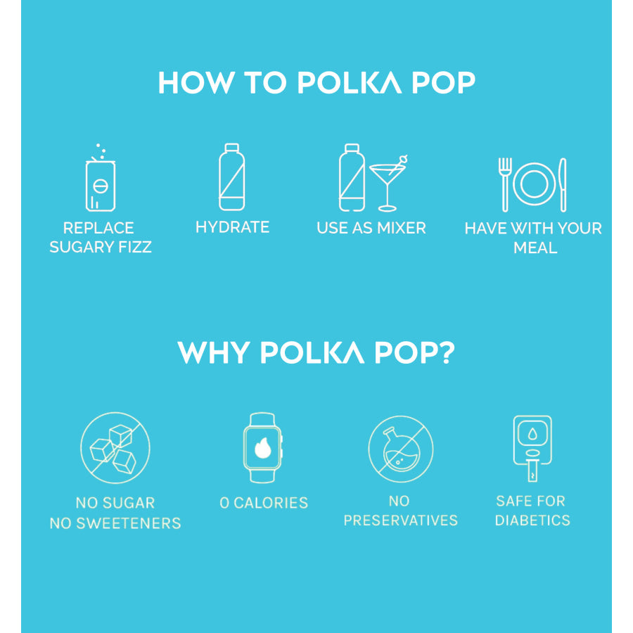 Ginger Sparkling Water - Polka Pop