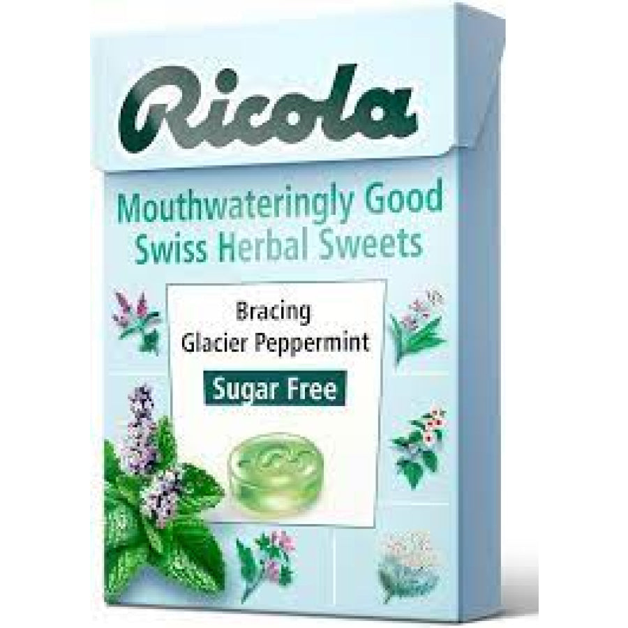 Glacier Peppermint Lozenges (Sugar Free) - Ricola