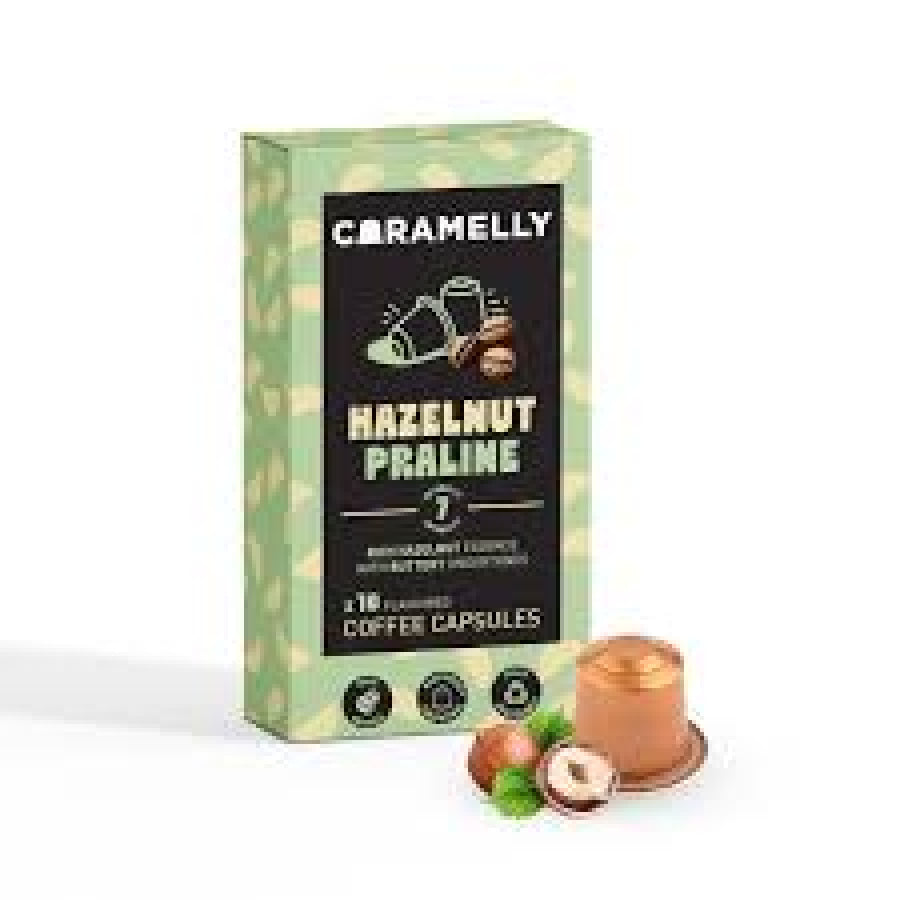 Hazelnut Praline Coffee Capsules - Caramelly