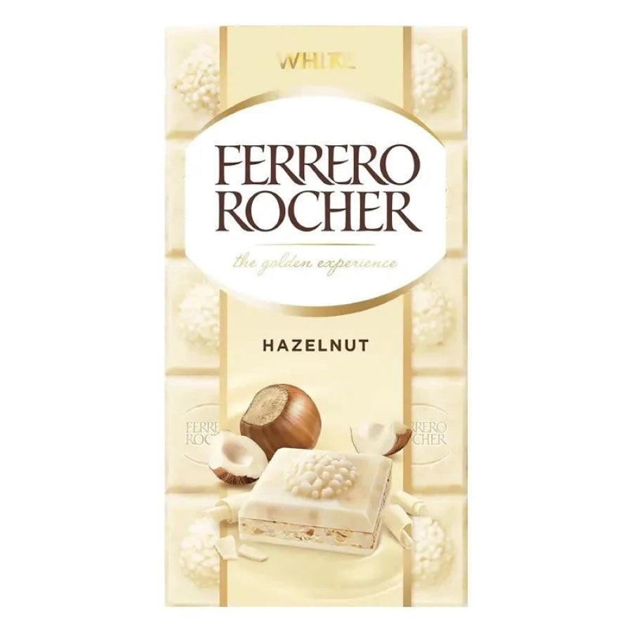 Hazelnut White Chocolate Bar - Ferrero Rocher