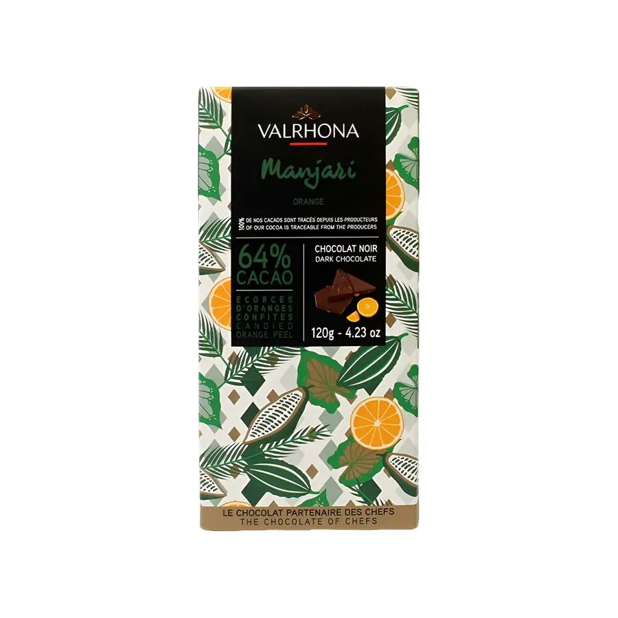 Manjari Orange Peel 64% Cacao - Valrhona