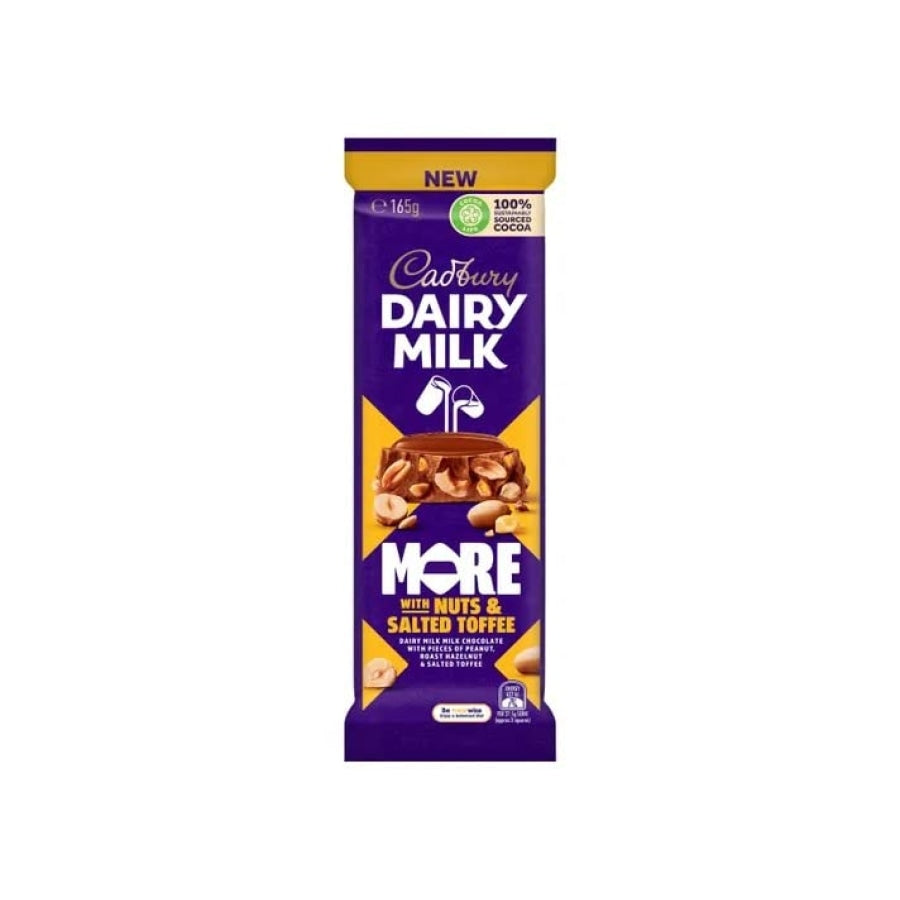 More With Nut & Salted Toffee Milk Chocolate - Cadbury Dairy