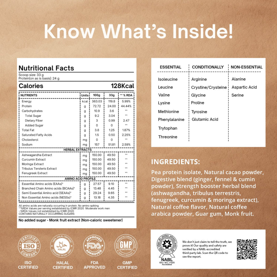 Power Plant Protein (Coffee Mocha) for Men - Dame Health