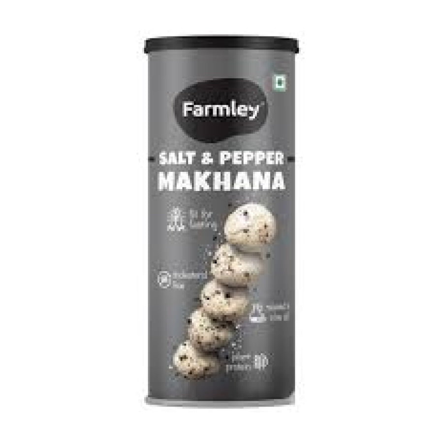Salt & Pepper Makhana (Roasted Flavoured) - Farmley