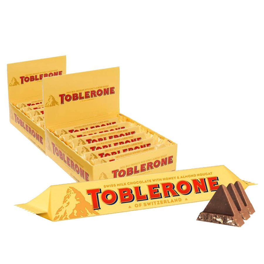 Swiss Milk Chocolate With Honey & Almond - Toblerone
