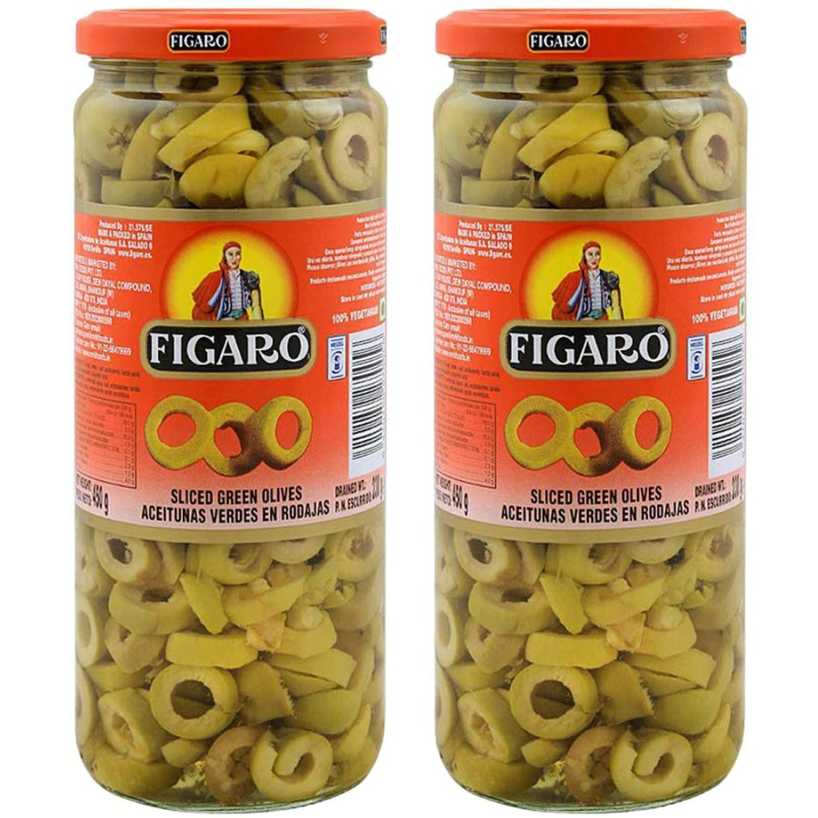 Figaro Green Olives Sliced