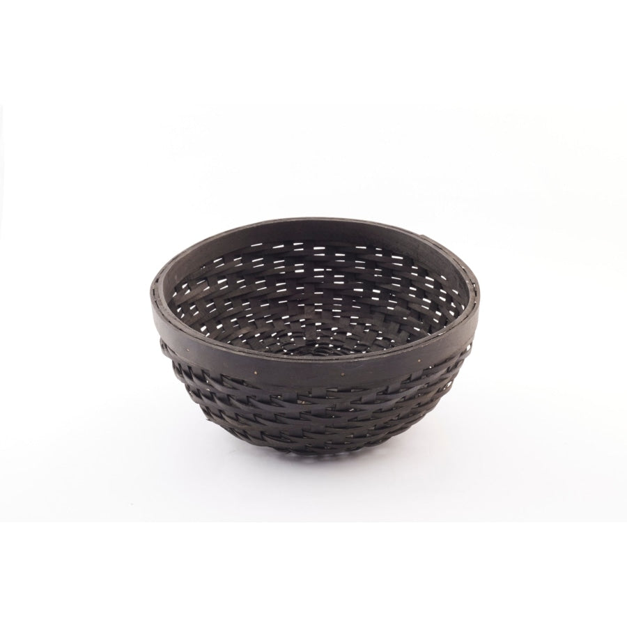 Naturally Yours - Storage Basket Round (Black)