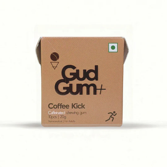 Coffee Kick Caffeinated Chewing Gum - Gud Gum