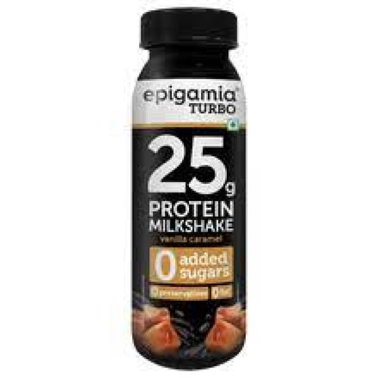 25g Protein Milkshake Vanilla Caramel (Sugar Free) - Epigamia