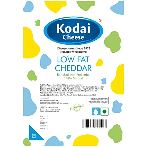 Low Fat Cheddar - Kodai