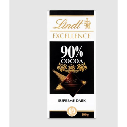 Excellence 90% Cocoa Extra Fine Dark Chocolate 100g - Lindt