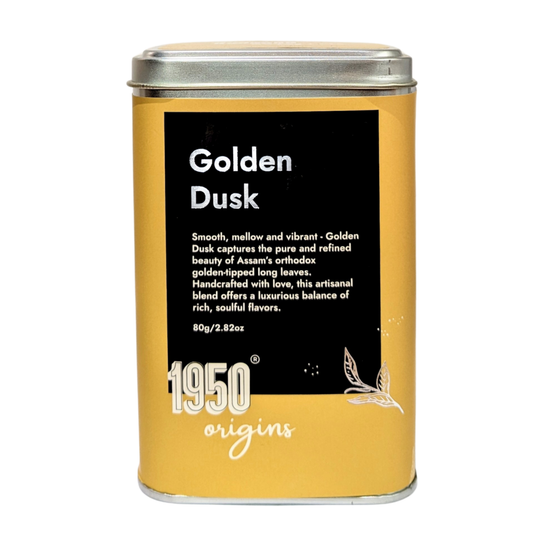 Golden Dusk Premium Black Tea ( Golden-Tipped Orthodox Assam Tea) - 1950 Origins