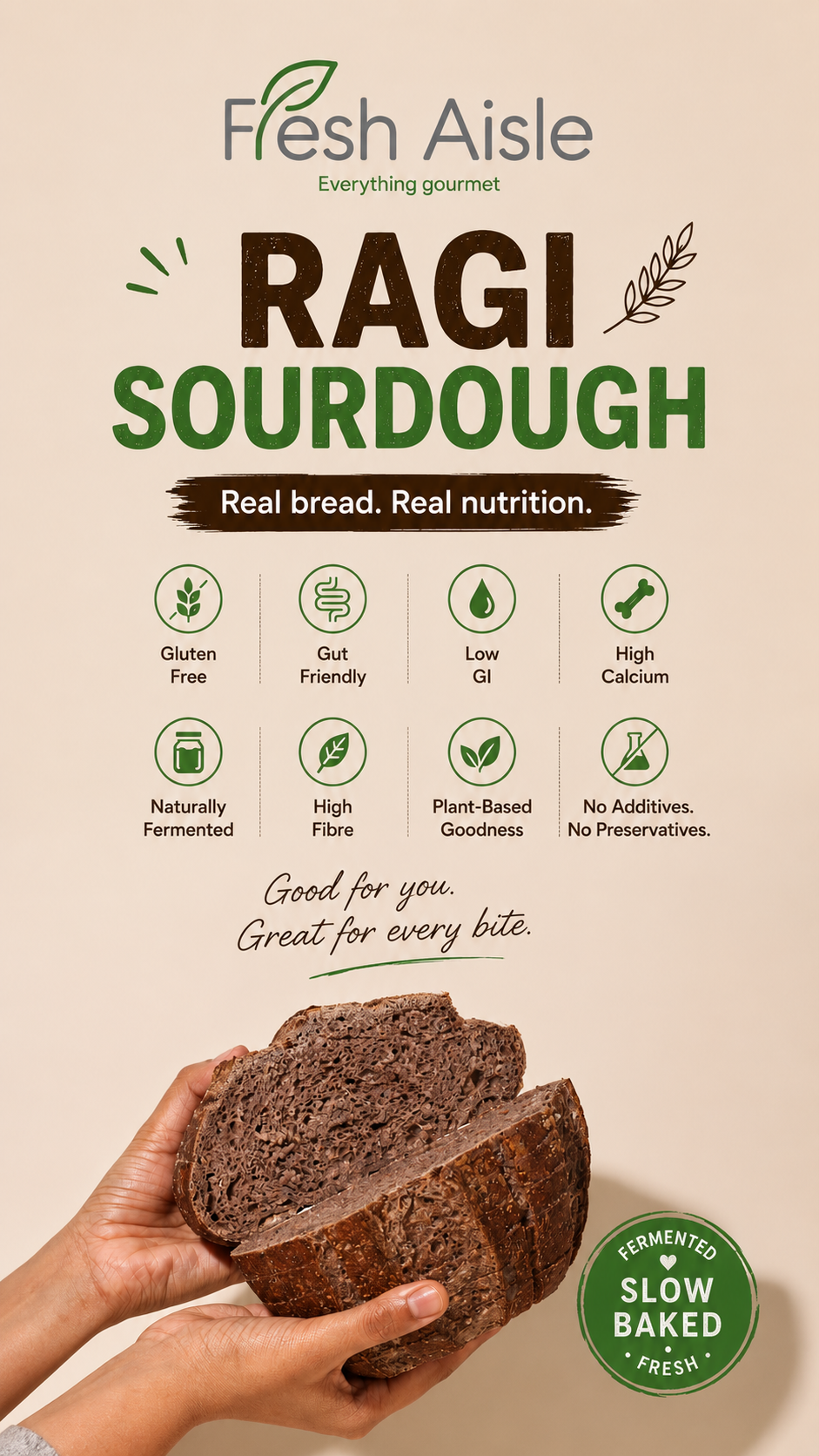 Gluten Free Ragi Sourdough - Little Lot