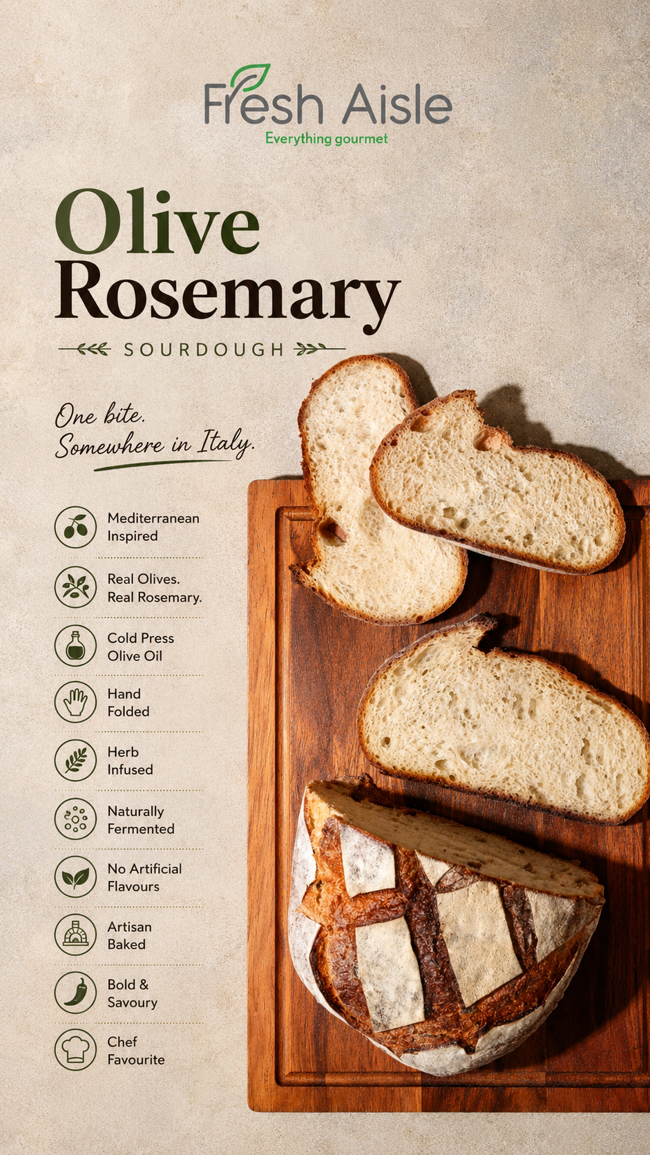 Olive & Rosemary Sourdough - Little Lot