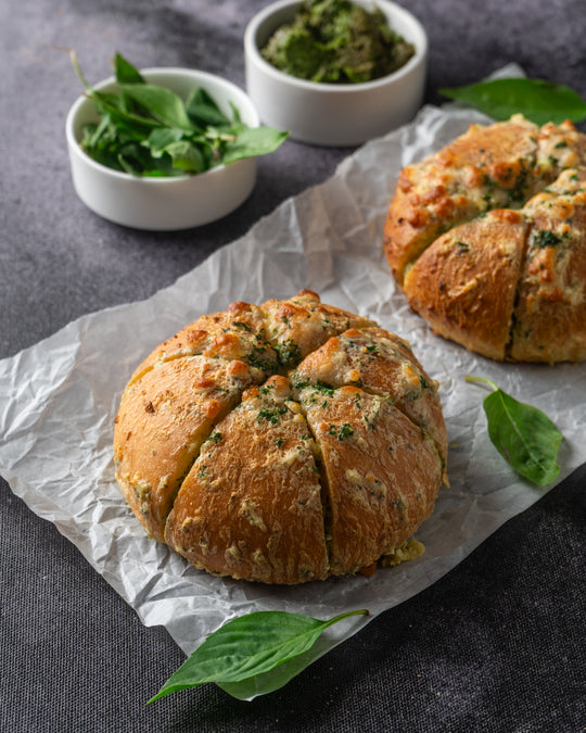 Pesto Garlic Buns - Little Lot