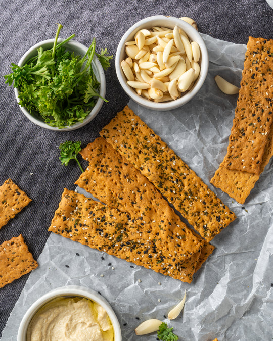 Garlic Parsley Lavash (Gluten Free) - Little Lot