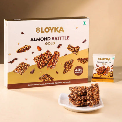Almond Brittle Gold (12 Packs) Loyka