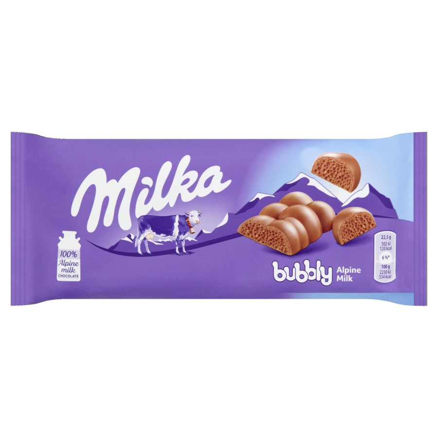 Alpine Milk Bubbly Chocolate Bar - Milka