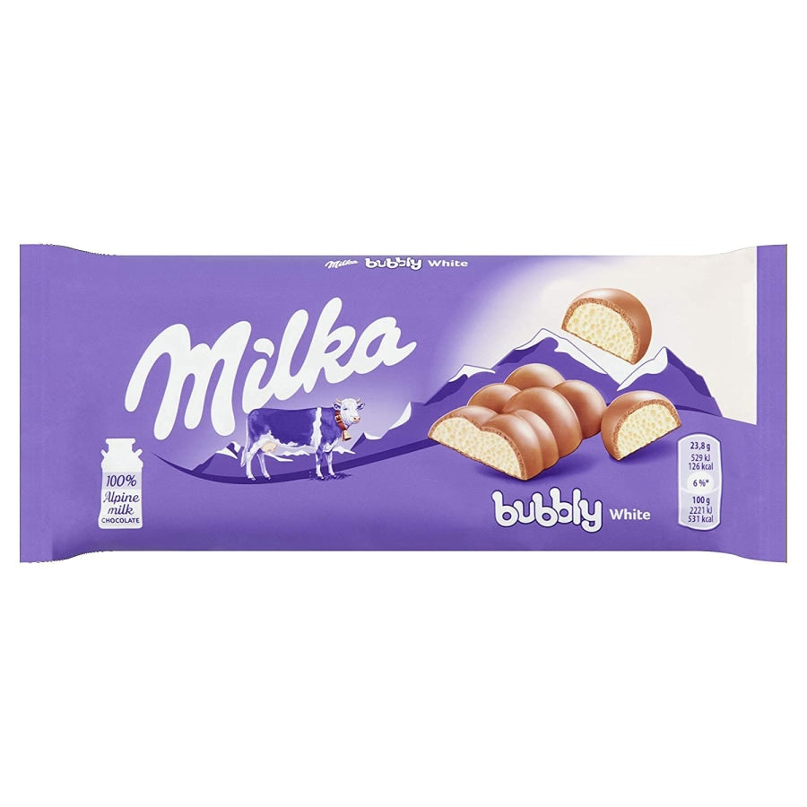 Alpine Milk Bubbly White Chocolate Bar - Milka