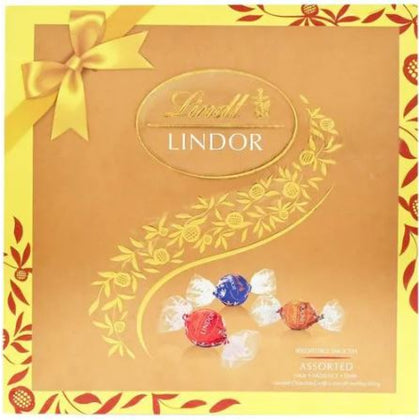 Lindor Assorted Gift Box Milk Hazelnut Dark - Lindt