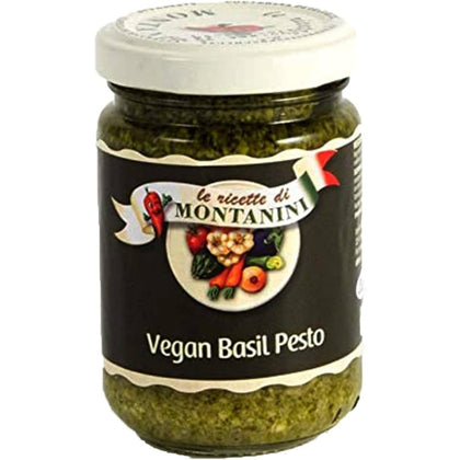 Basil Pesto Sauce (Vegan) - Montanini