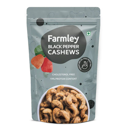 Black Pepper Cashew (Roasted) - Farmley