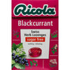 Blackcurrant Lozenges (Sugar Free) - Ricola