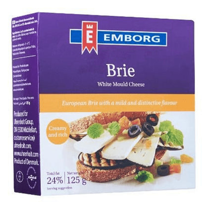 Brie White Mould Cheese (Creamy & Rich) - Emborg