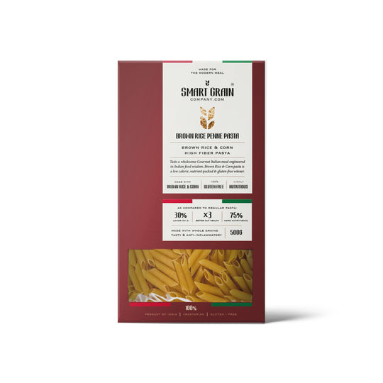 Brown Rice Penne Pasta (Gluten Free) - Smart Grain