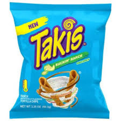 Buckin Ranch Tortilla Chips (Non-Spicy) - Takis