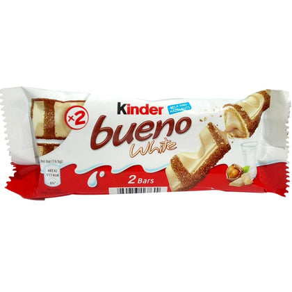 Bueno White Milk & Hazelnut Chocolate Bar - Kinder