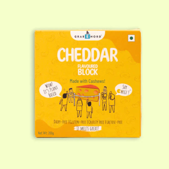Cheddar Block (Cashews) - Grabenord