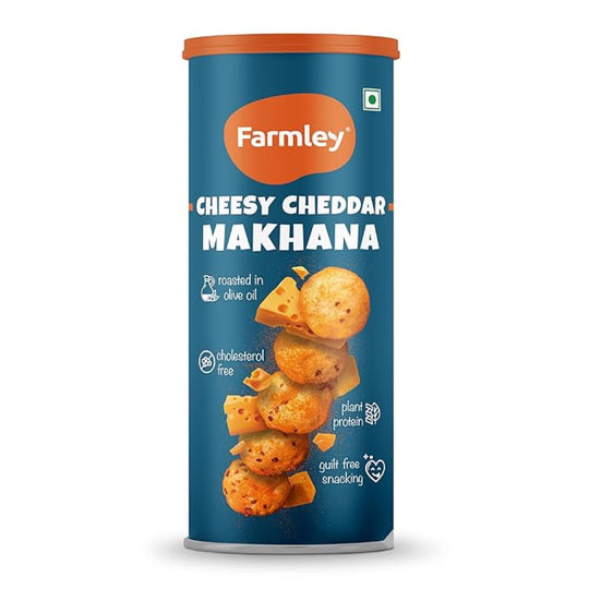 Cheddar Cheese Makhana (Roasted & Flavoured) - Farmley