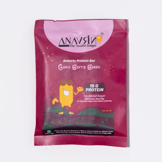 Choco Berry Blast Protein Bar - Anavrin