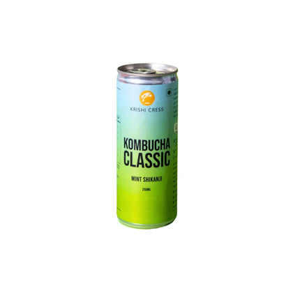 Classic Mint Shikanji - Krishi Cress Kombucha