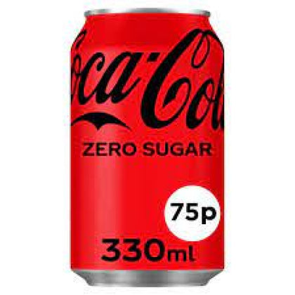 Coca Cola Sparkling Low Calorie Soft Drink (Coke Zero)