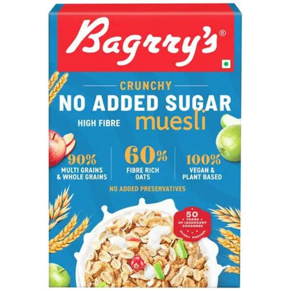 Crunchy Muesli (No Added Sugar) - Bagrry’s