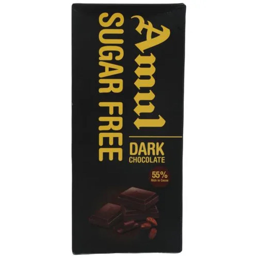 Dark Chocolate 55 % (Sugar Free) - Amul