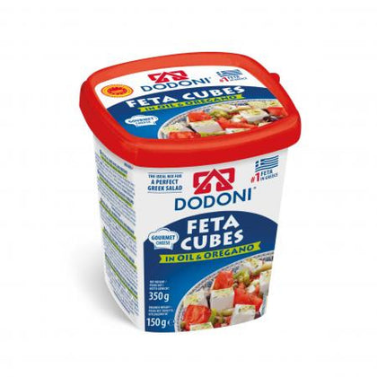 Feta Cubes (In Oil & Oregano) - Dadoni