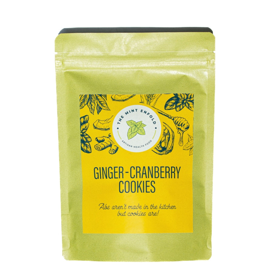 Ginger Cranberry Cookies - The Mint Enfold